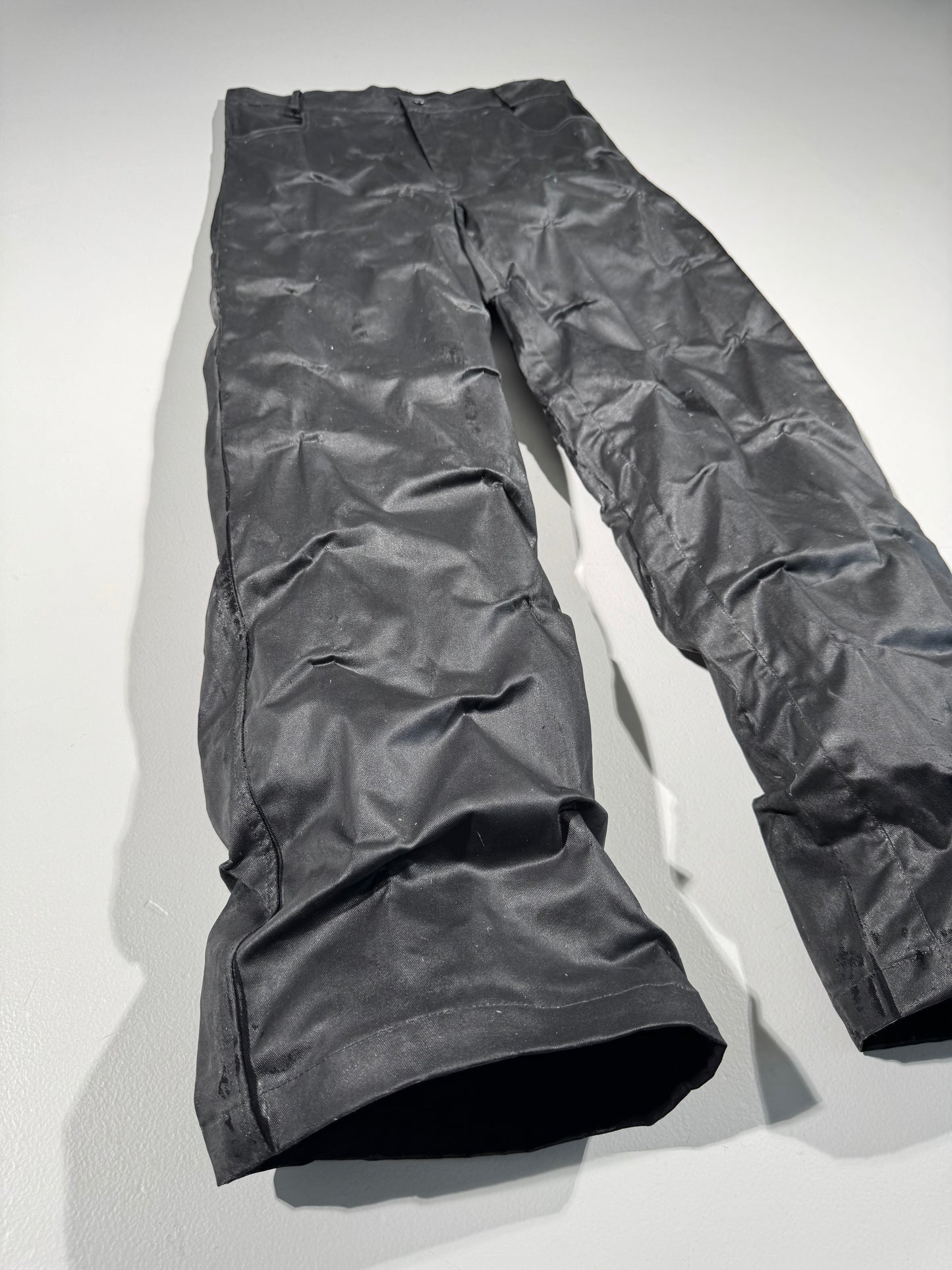 Waxed Baggy Pants