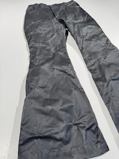 Waxed Flared Pants